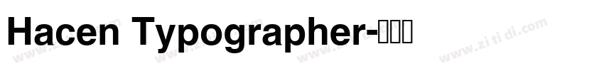 Hacen Typographer字体转换 Hacen Typographer字体转换